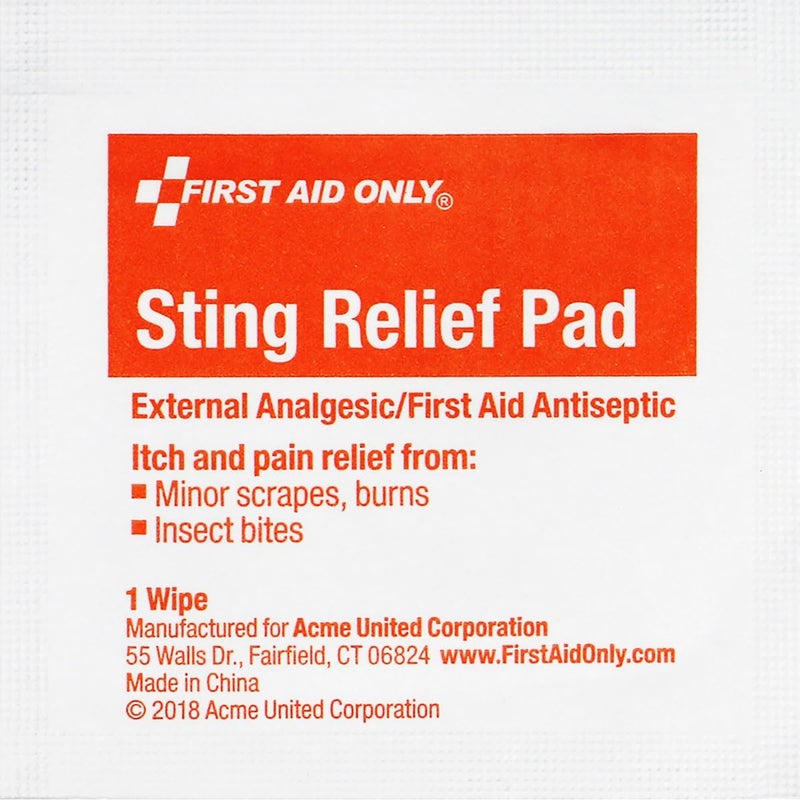 First Aid Only Sting Relief Pads (Box of 10) (Pack of 3) - Image 5